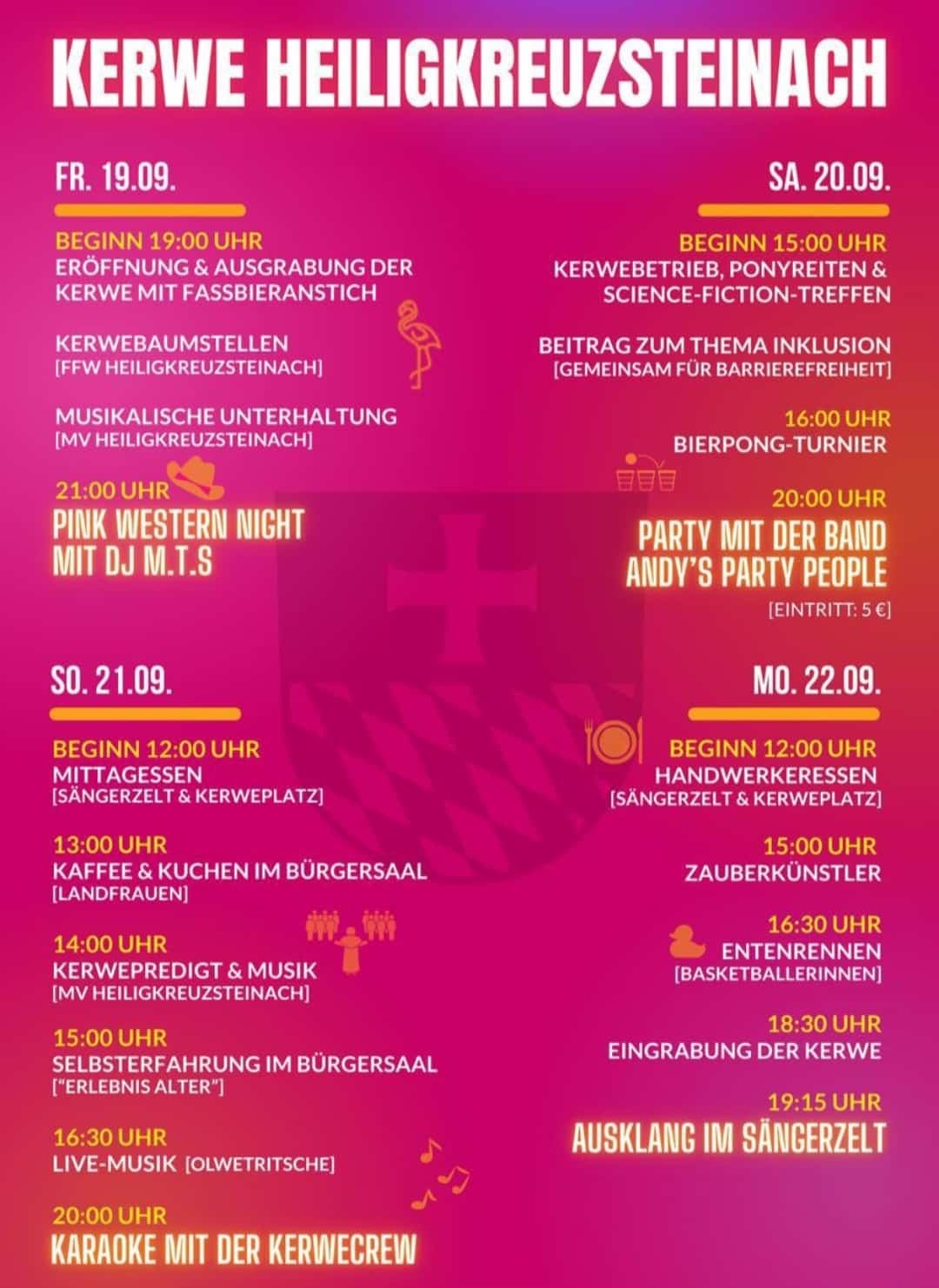 Kerwe Plakat Gemeinde